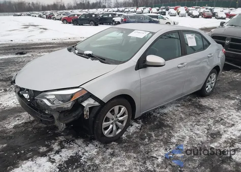 2016 Toyota Corolla Le from USA, damaged, VIN 2T1BURHE4GC675559
